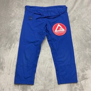 Gracie Barra Carlos Gracie Jr Pants Gi A0 Men's Blue Kimono Jiu Jitsu Pants Only